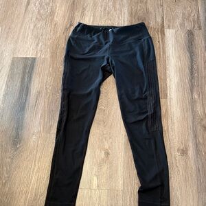 90 Degree By Reflex women’s  black Leggings. Mesh see through sides